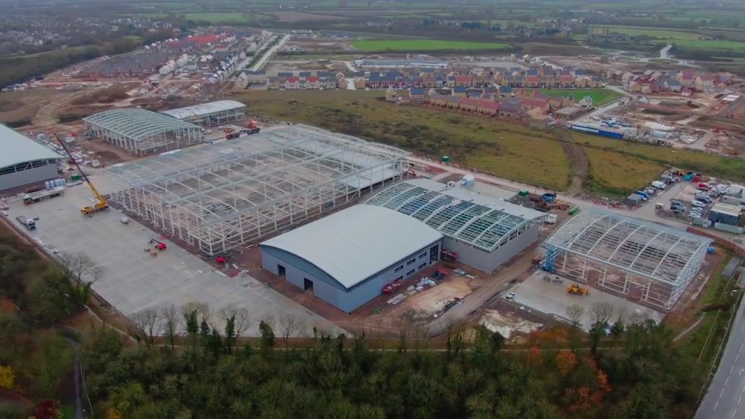Drone construction monitoring
