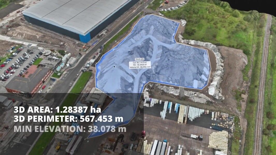 Drone topographical survey